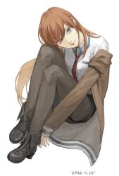 makise kurisu from science adventure by miya (hooooo)