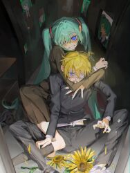 hatsune miku from monitoring (vocaloid)