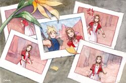 aerith gainsborough from final fantasy by okha