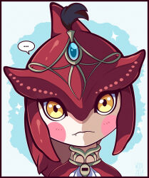 sidon from the legend of zelda by woofzilla