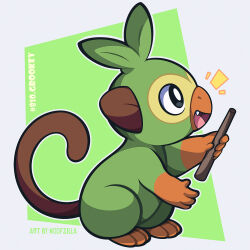 grookey from pokemon by woofzilla