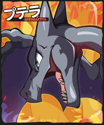 aerodactyl from pokemon by woofzilla