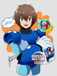 x (mega man) from mega man (series) by guutara