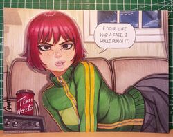 kim pine from persona by omar dogan