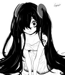 hatsune miku from vocaloid by lughost