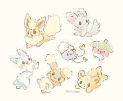 bounsweet from pokemon by mofucoffee