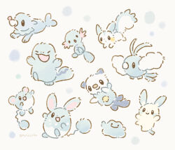 azumarill from pokemon by mofucoffee