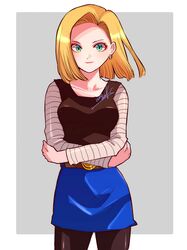 android 18 from dragon ball by nonoworks