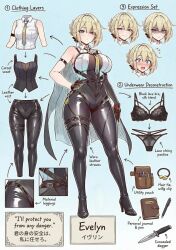 evelyn chevalier from zenless zone zero
