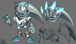 silver the hedgehog from sonic (series) by caliginousarts