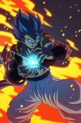 gogeta from dragon ball by buraku black
