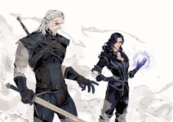 geralt of rivia from the witcher (series)