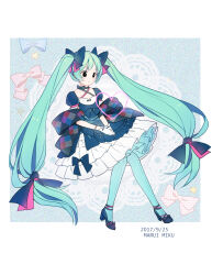 hatsune miku from vocaloid