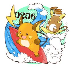 alolan raichu from pokemon by bebe 0620