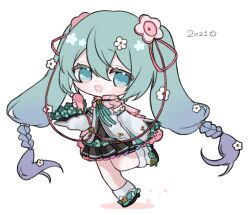 hatsune miku from magical mirai (vocaloid)