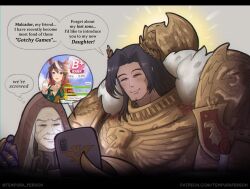 emperor of mankind from umamusume by tempura person