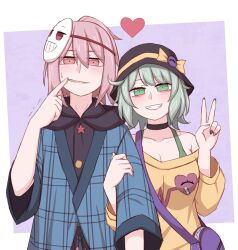 hata no kokoro from touhou