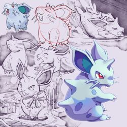 nidoran from pokemon by shoupitsuki