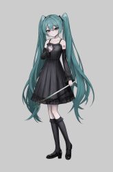 hatsune miku from vocaloid by sakiika0513