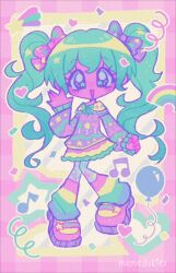 hatsune miku from vocaloid