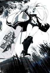 black rock shooter (character) from black rock shooter