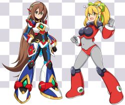 iris (mega man) from marvel vs. capcom