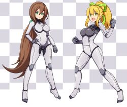 iris (mega man) from marvel vs. capcom