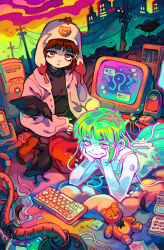 iwakura lain from serial experiments lain by xamag
