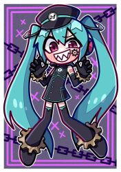 hatsune miku from project diva (series) by akina mochi