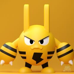 elekid from pokemon by henry vargas