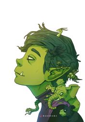 beast boy (dc) from dc comics by maodraws