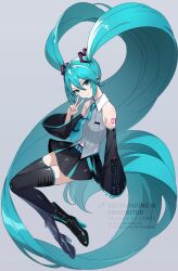 hatsune miku from vocaloid