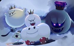king boo from luigi's mansion by suyasuyabi