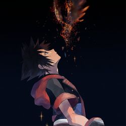 sora (kingdom hearts) from kingdom hearts by eillish a sve