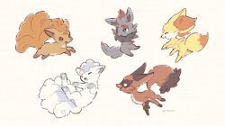 alolan vulpix from pokemon by yurano (upao)