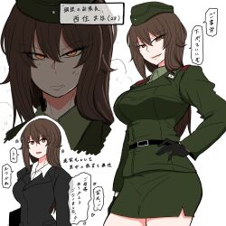 nishizumi maho from girls und panzer by noumen