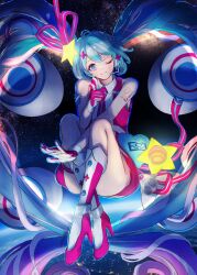 hatsune miku from magical mirai (vocaloid)