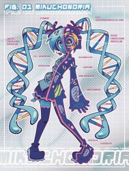 hatsune miku from vocaloid