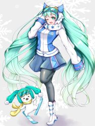 hatsune miku from vocaloid