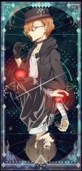 dazai osamu (bungou stray dogs) from bungou stray dogs