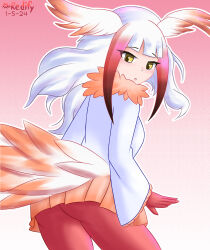 japanese crested ibis (kemono friends) from kemono friends