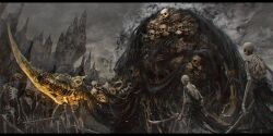 gravelord nito from dark souls (series) by kazo (kazozakazo)