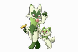 floragato from pokemon