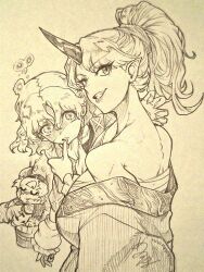 hoshiguma yuugi from touhou by menotama
