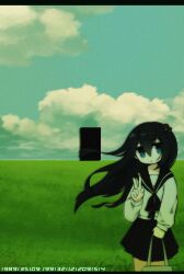 chito (shoujo shuumatsu ryokou) from backrooms (creepypasta)