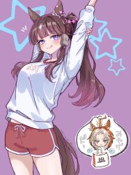 lucky lilac (umamusume) from umamusume