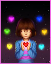 blue soul (undertale) from undertale by aideemargarita