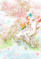 amaterasu (ookami) from ookami (game)