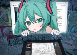 hatsune miku from vocaloid by yukia 1128