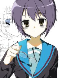 nagato yuki from suzumiya haruhi no shoushitsu